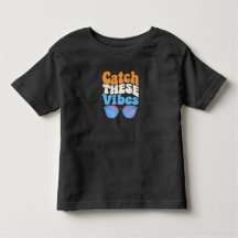 Småbarns T-Shirt – Snygg Retro Solglasögon Grafik 
