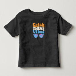 Småbarns T-Shirt – Snygg Retro Solglasögon Grafik