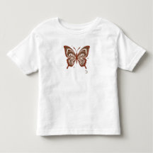 Småbarns-T-shirt | Söt fjärils-citat-te för barn