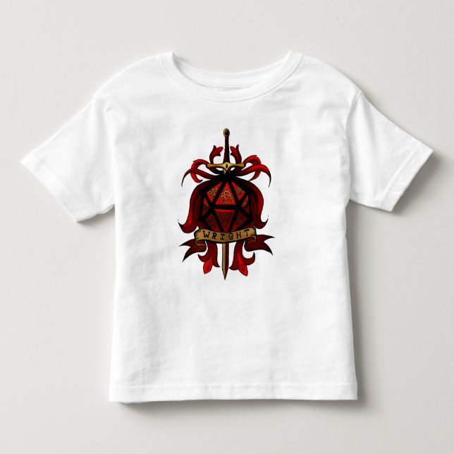 Småbarnskjorta Tee Shirt (Framsida)