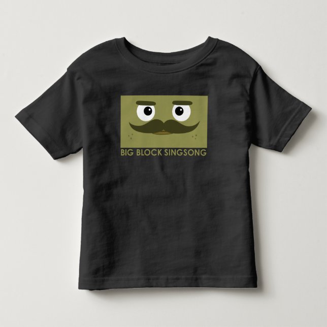 SmåbarnT-tröja för BBSS Moustachios #1 Tee Shirt (Framsida)