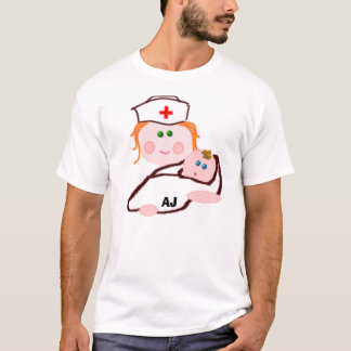SMÅBARNT-TRÖJA FÖR SJUKSKÖTERSKAMAMMOR T-SHIRT