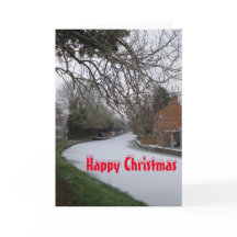 Småbåtar i snö. Jul