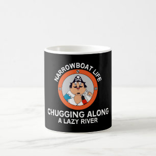 Småbåtar - Kanalbåtar - boende på en båt Kaffemugg
