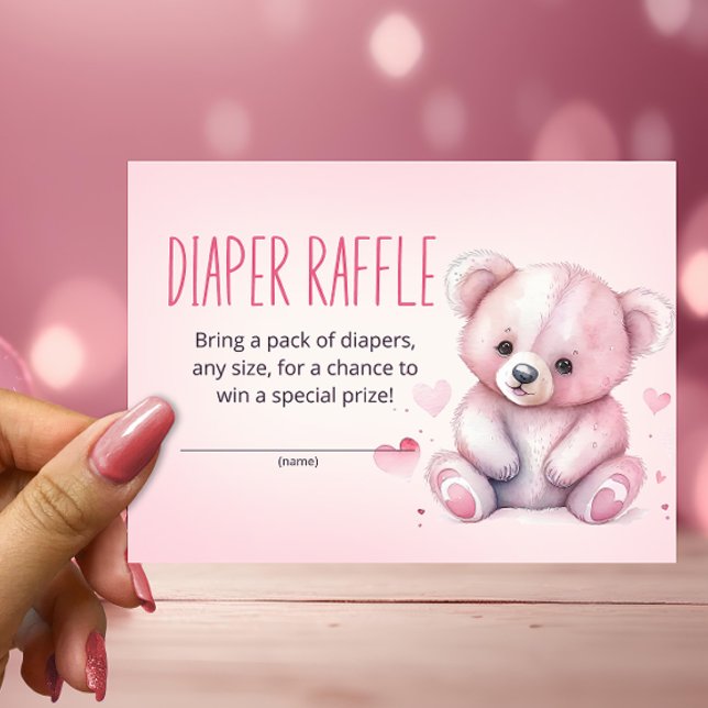 Småbjörnsdystrahle raffle biljett tilläggskort (Skapare uppladdad)