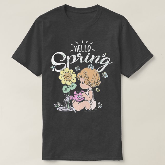 Småblommor i Påsk Hej Vår T Shirt (Design framsida)