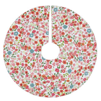 Småblommor, , stil, sömlös rygggrav julgransmatta borstad polyester