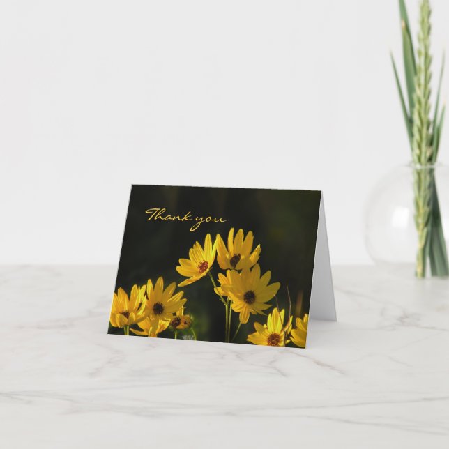 Småblommor - tack för ditt kort (Framsida)