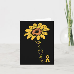 Småblommor - tack vare barncancer - "Ribbon Awaren Kort
