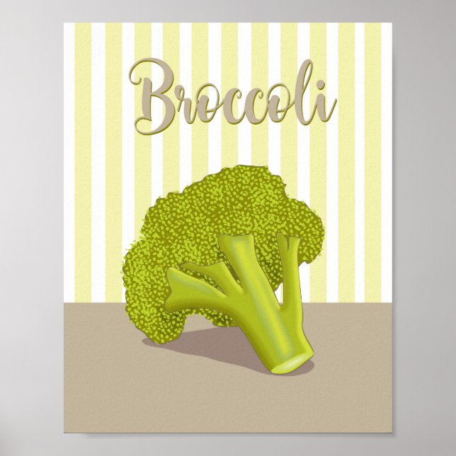 Småbroccoli Poster (Framsidan)