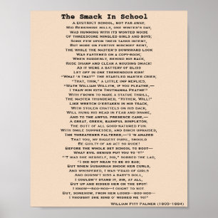SMACK I SCHOL-DIKT poster