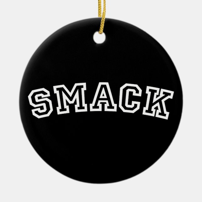 SMACK JULGRANSPRYDNAD KERAMIK (Framsidan)