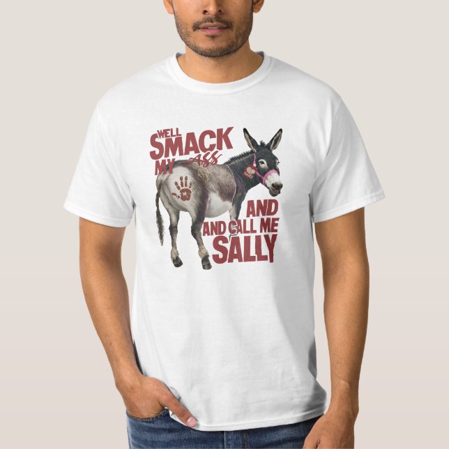 Smacka mig och ring mig Sally T Shirt (Framsida)