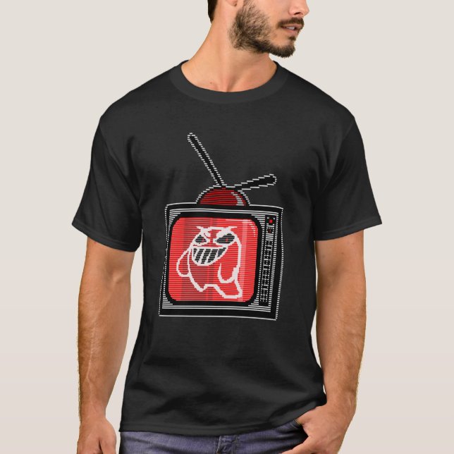 Smådjävul som orsakar felskjorta (mörk) tee shirt (Framsida)