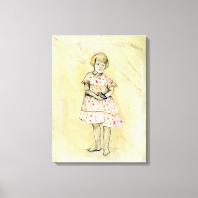 Småfågel i Passarinha 2013 Canvastryck (Framsida)