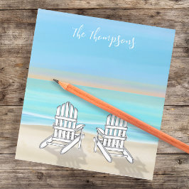 Småfärgsstolpar för havsbottnen vid kusten anteckningsblock