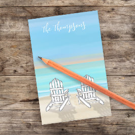 Småfärgsstolpar för havsbottnen vid kusten post-it block