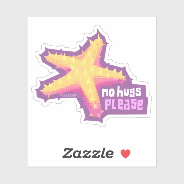 Småfisk - liten dekal (Ark)