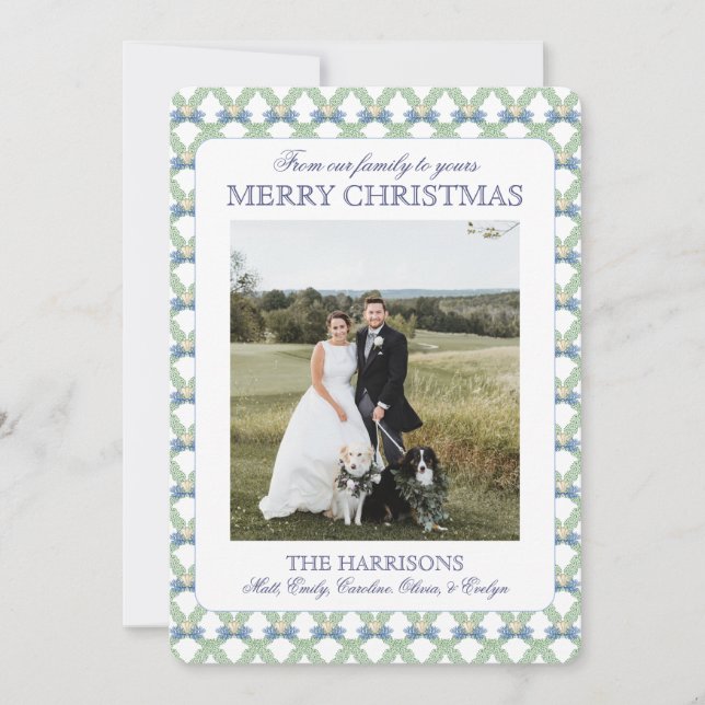 Småfiskfoto för kustnära moralårsjubileum julkort (Framsida)