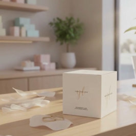 Småföretag Förpackning Anpassad Logotyp Varumärke Presentaskar