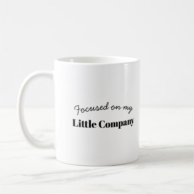 Småföretagare Sköt Ditt Företagande Design Kaffemugg (Vänster)