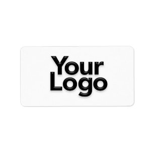 Småföretagsägarens Logotyp Marknadsföring Adressetikett