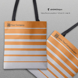 Småföretagsfrämjande Logotyp Namn Grått Orange Tygkasse