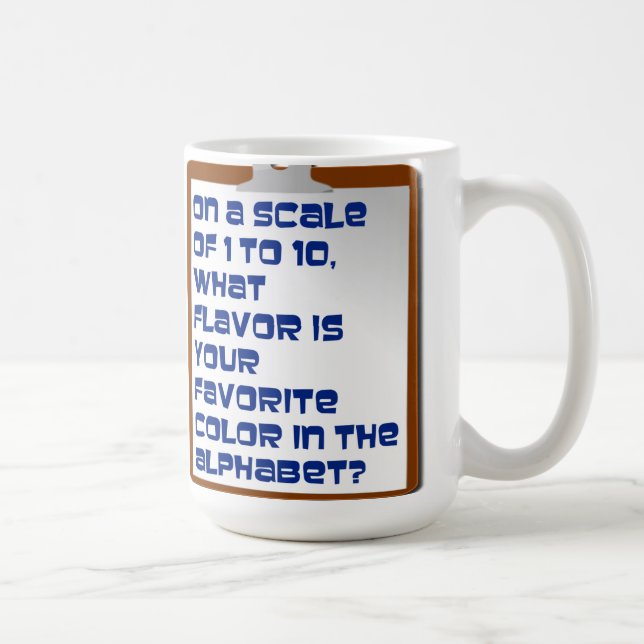 Smak av alfabetet-mugg kaffemugg (Höger)