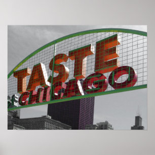 Smak av Chicago Poster