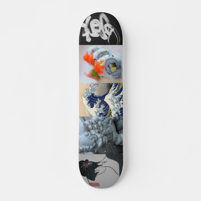 Smak av den Japan skateboarden Skateboard Bräda 21,5 Cm (Framsida)