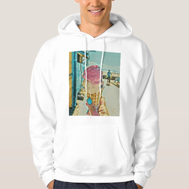 Smak av glass hoodie (Framsida)