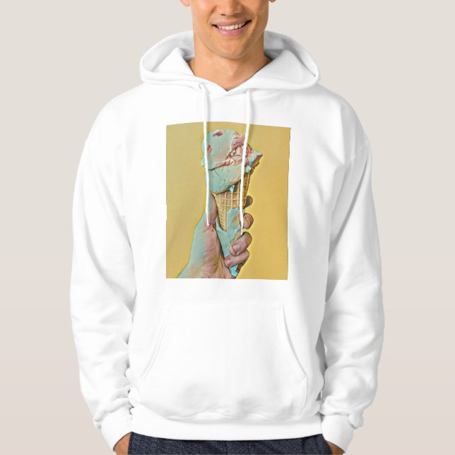 Smak av glass hoodie (Framsida)