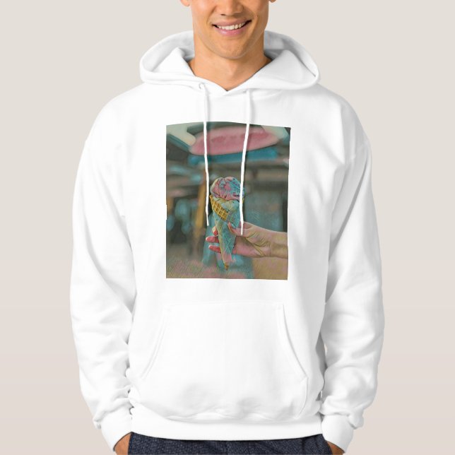 Smak av glass hoodie (Framsida)