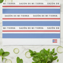 Smak av mitt land Puerto Rico Flagga