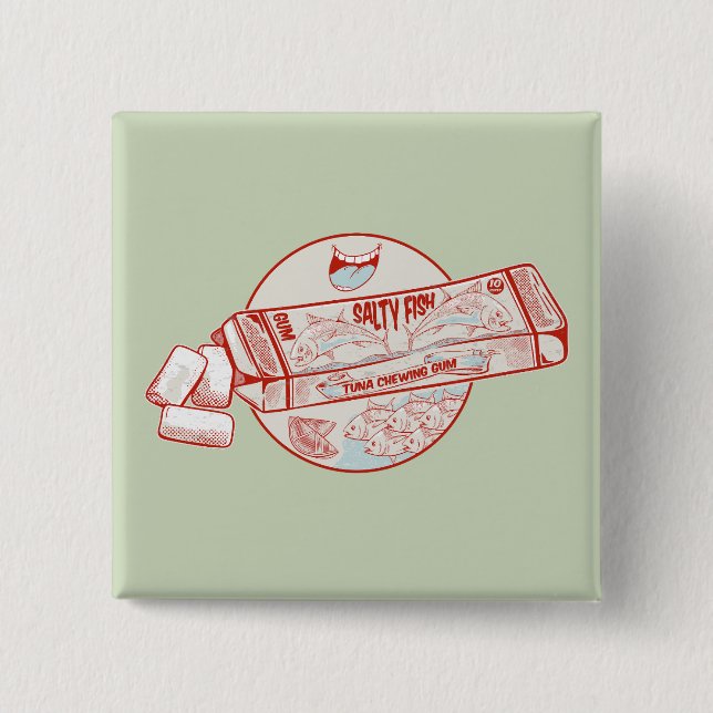 Smak av tuggummi knapp (Framsida)