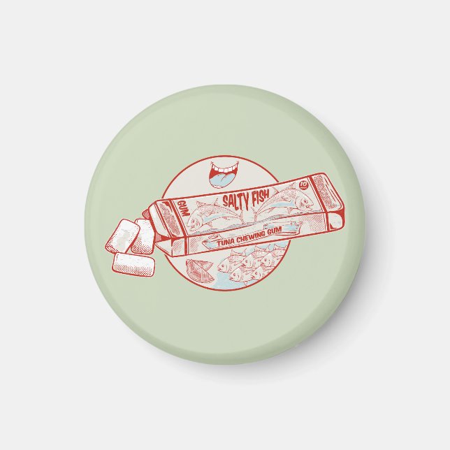 Smak av tuggummi magnet (Framsidan)