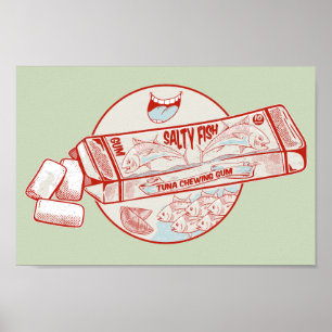 Smak av tuggummi poster