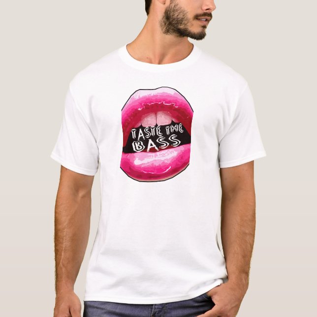 Smaka den BAS- Electronica Dubstep electroen Tee (Framsida)