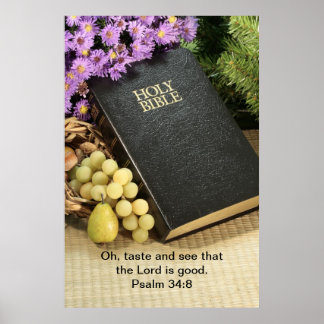 Smaka och se att Herren är Bra Poster
