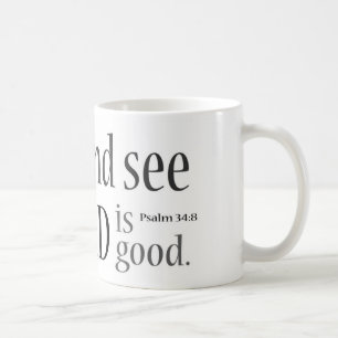 Smaka och se…, Psalm34:8 Kaffemugg