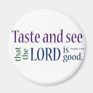 Smaka och se…, Psalm34:8 Magnet