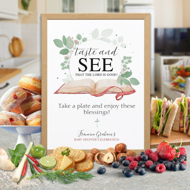 Smaka på och se att Herren är Bra matmärke ( Poster (Skapare uppladdad)