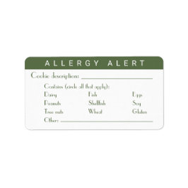 Smaka på och se Lord Is Bra | Cookie Exchange Adressetikett