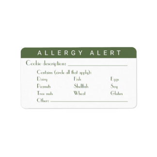 Smaka på och se Lord Is Bra | Cookie Exchange Adressetikett