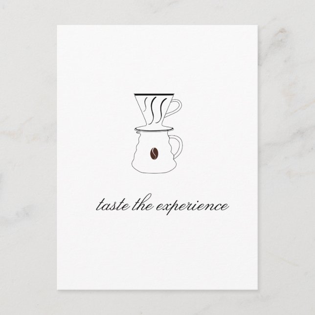 smaka på upplevelsen vykort (Framsida)