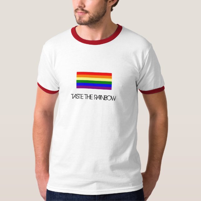 Smaka regnbågen t-shirt (Framsida)