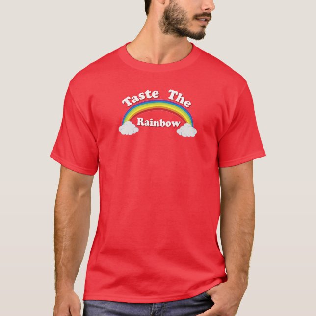 Smaka regnbågen t-shirt (Framsida)