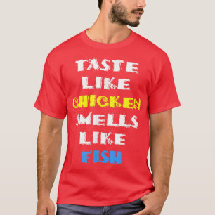 Smaka som färsk som fisk Vuxen humor  T Shirt