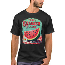 Smaka sommarens smak vattenmelon T-shirt