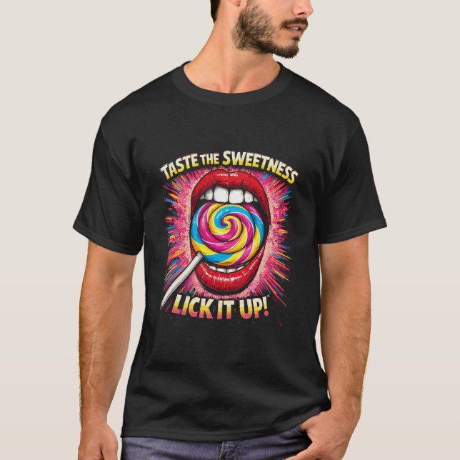 Smaka Sötheten Slick It Up T Shirt (Framsida)